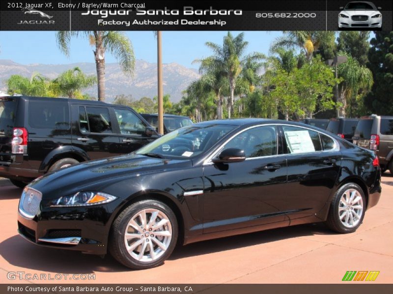 Ebony / Barley/Warm Charcoal 2012 Jaguar XF