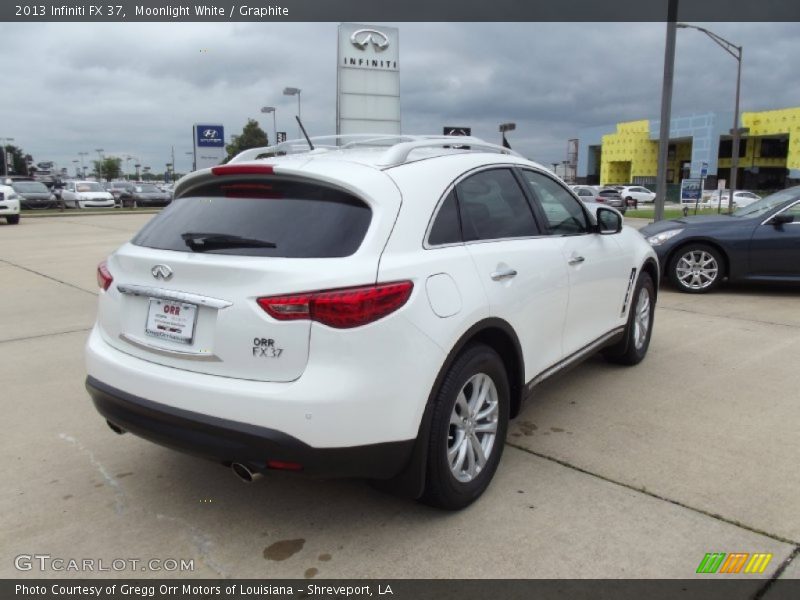 Moonlight White / Graphite 2013 Infiniti FX 37