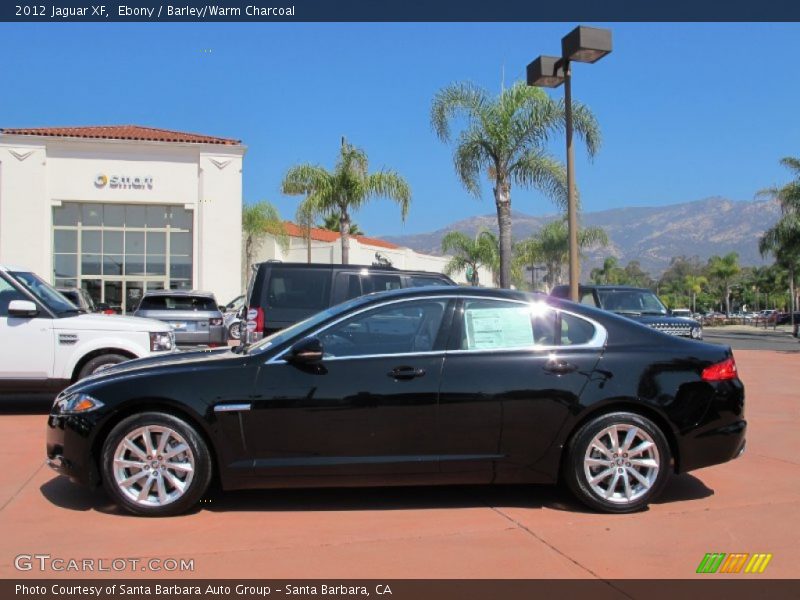 Ebony / Barley/Warm Charcoal 2012 Jaguar XF