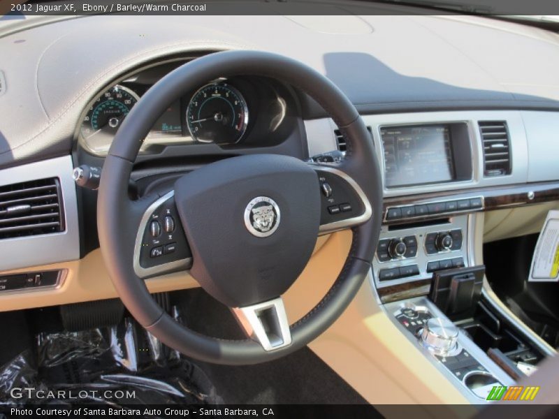 Ebony / Barley/Warm Charcoal 2012 Jaguar XF
