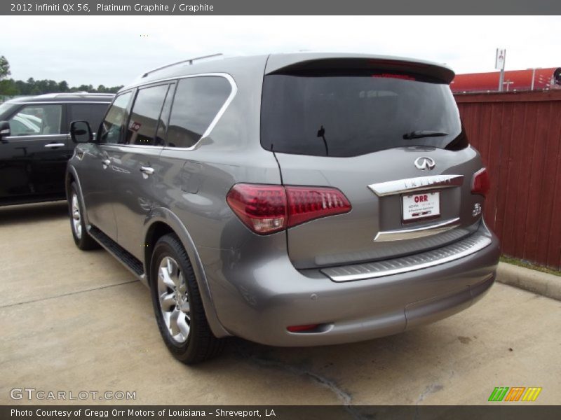 Platinum Graphite / Graphite 2012 Infiniti QX 56