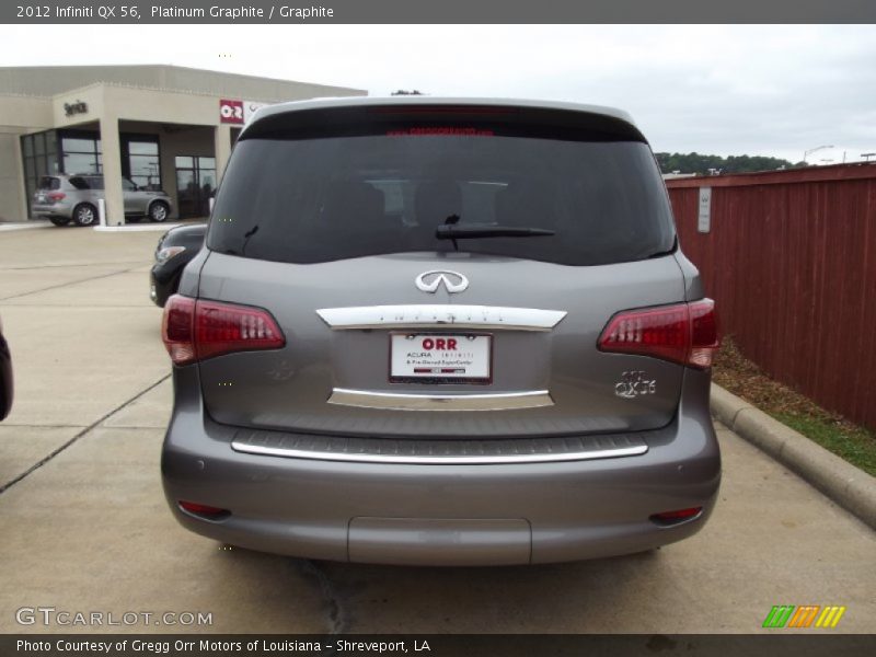 Platinum Graphite / Graphite 2012 Infiniti QX 56