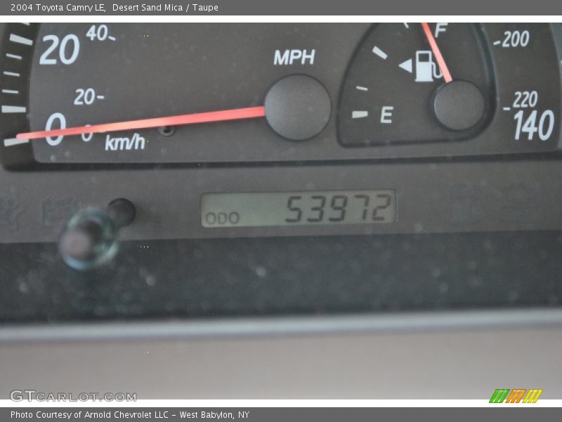 Desert Sand Mica / Taupe 2004 Toyota Camry LE