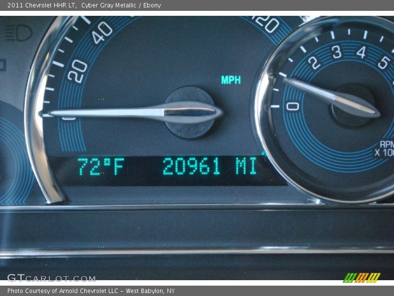 Cyber Gray Metallic / Ebony 2011 Chevrolet HHR LT