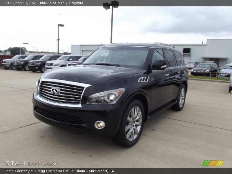 Black Obsidian / Graphite 2012 Infiniti QX 56