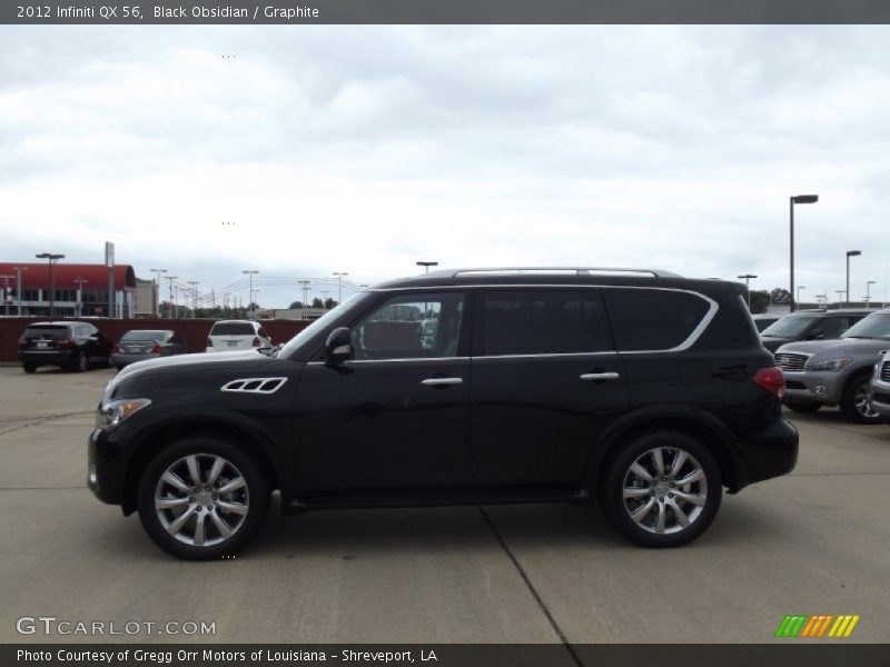 Black Obsidian / Graphite 2012 Infiniti QX 56