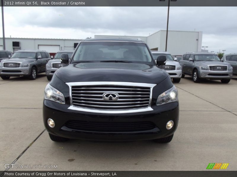 Black Obsidian / Graphite 2012 Infiniti QX 56