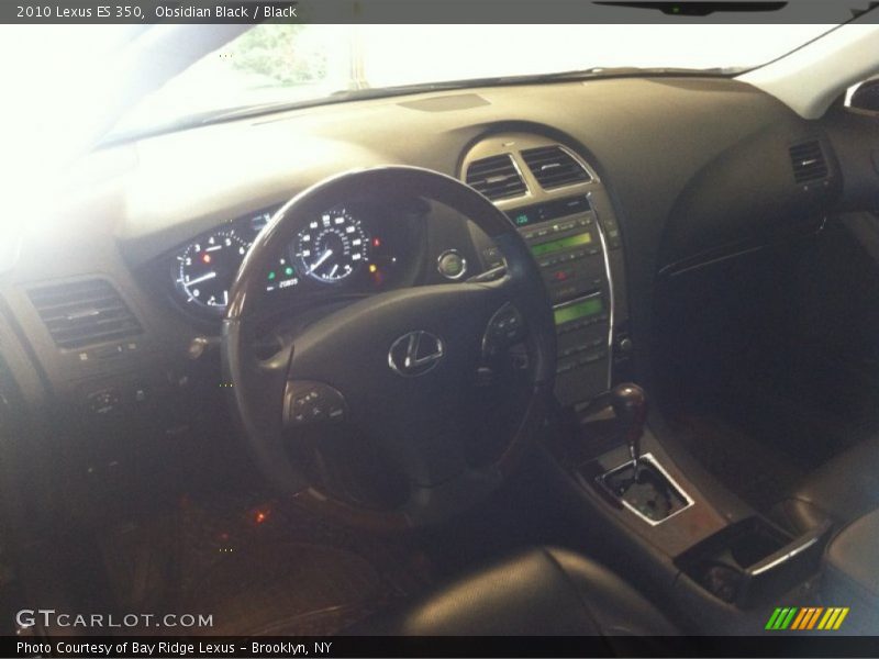 Obsidian Black / Black 2010 Lexus ES 350