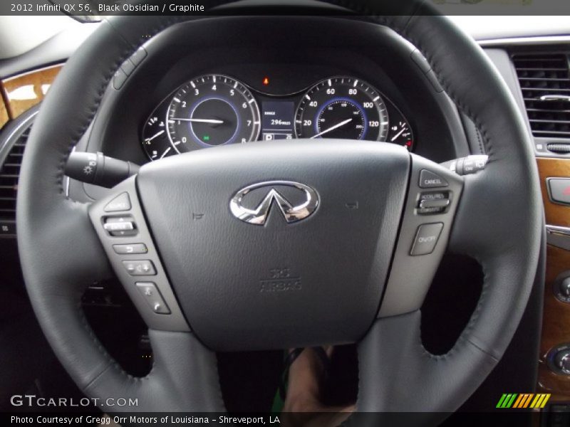Black Obsidian / Graphite 2012 Infiniti QX 56