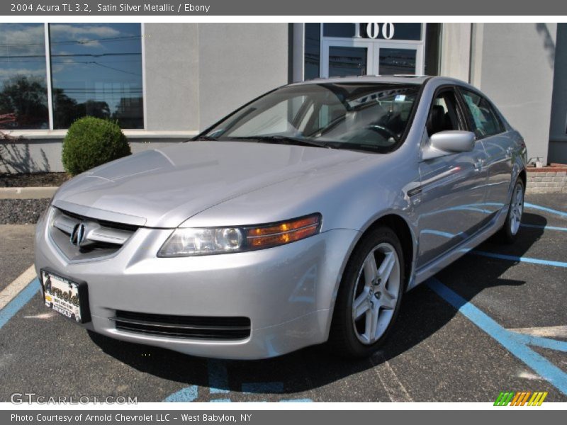 Satin Silver Metallic / Ebony 2004 Acura TL 3.2