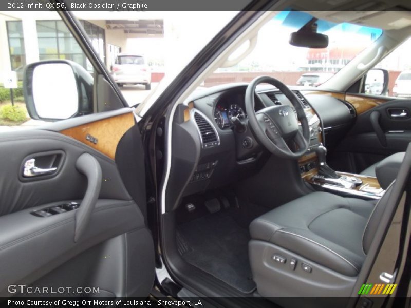 Black Obsidian / Graphite 2012 Infiniti QX 56