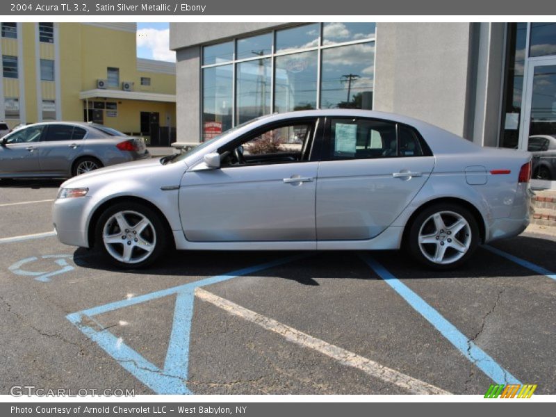 Satin Silver Metallic / Ebony 2004 Acura TL 3.2