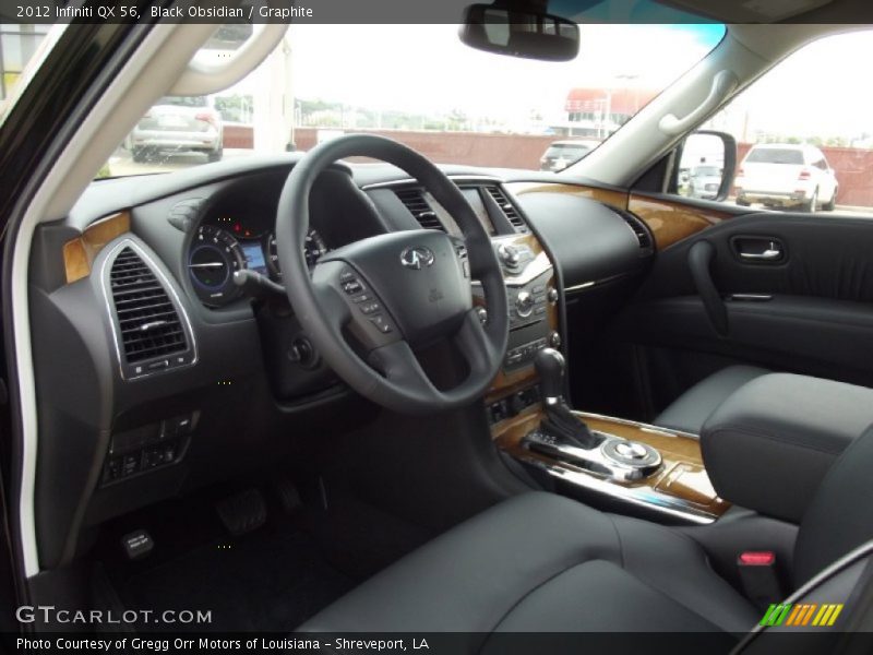 Black Obsidian / Graphite 2012 Infiniti QX 56
