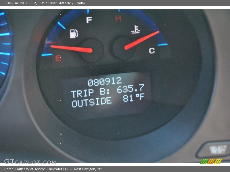 Satin Silver Metallic / Ebony 2004 Acura TL 3.2