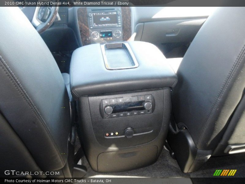 White Diamond Tricoat / Ebony 2010 GMC Yukon Hybrid Denali 4x4
