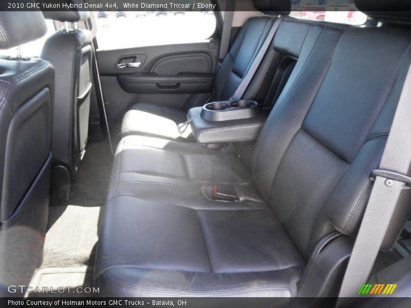 White Diamond Tricoat / Ebony 2010 GMC Yukon Hybrid Denali 4x4