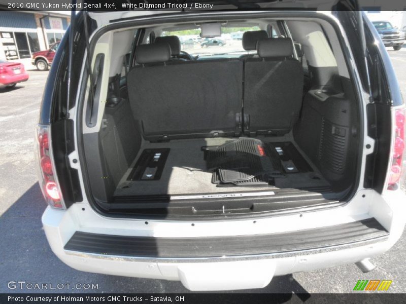 White Diamond Tricoat / Ebony 2010 GMC Yukon Hybrid Denali 4x4