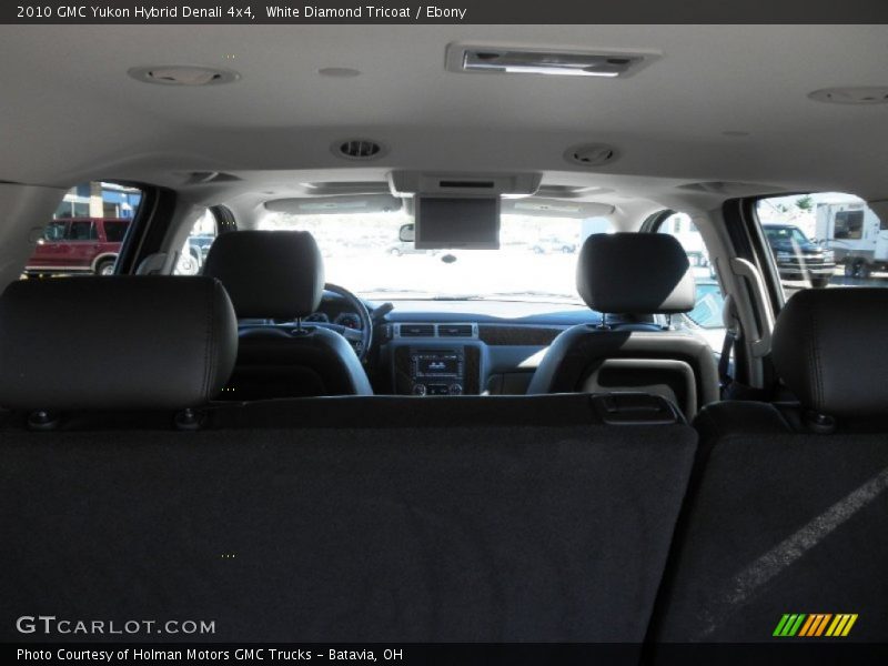 White Diamond Tricoat / Ebony 2010 GMC Yukon Hybrid Denali 4x4