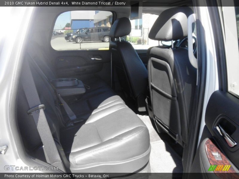 White Diamond Tricoat / Ebony 2010 GMC Yukon Hybrid Denali 4x4