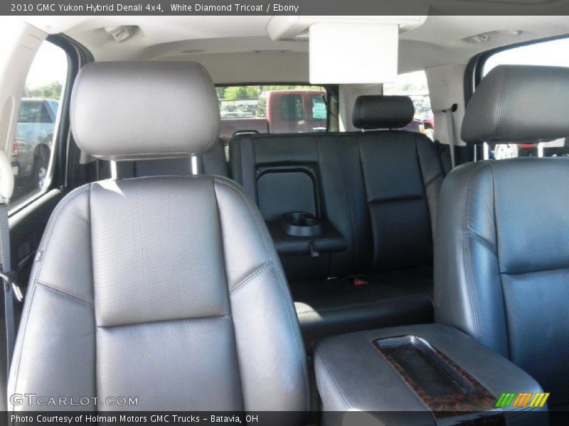 White Diamond Tricoat / Ebony 2010 GMC Yukon Hybrid Denali 4x4