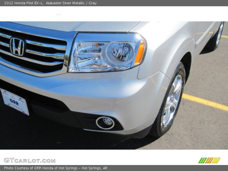 Alabaster Silver Metallic / Gray 2012 Honda Pilot EX-L
