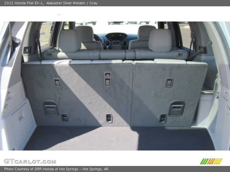 Alabaster Silver Metallic / Gray 2012 Honda Pilot EX-L
