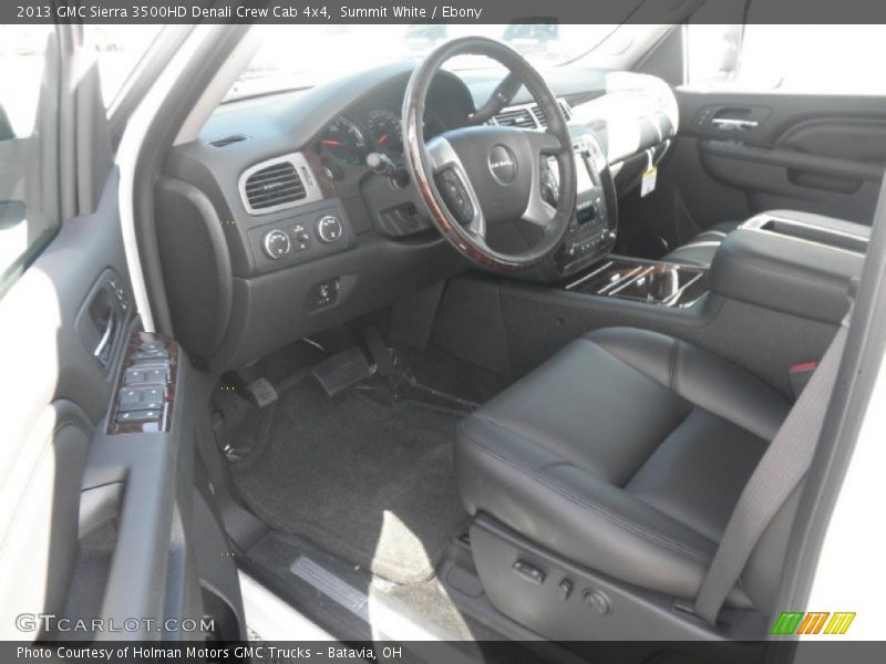 Summit White / Ebony 2013 GMC Sierra 3500HD Denali Crew Cab 4x4