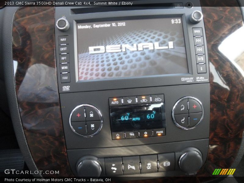 Controls of 2013 Sierra 3500HD Denali Crew Cab 4x4