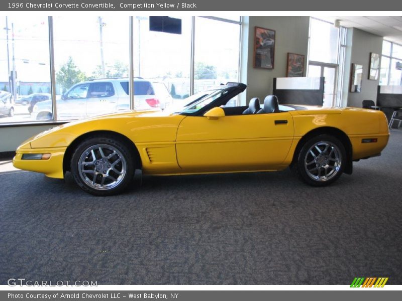  1996 Corvette Convertible Competition Yellow