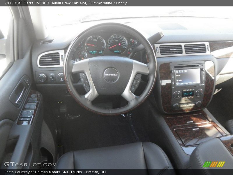 Summit White / Ebony 2013 GMC Sierra 3500HD Denali Crew Cab 4x4