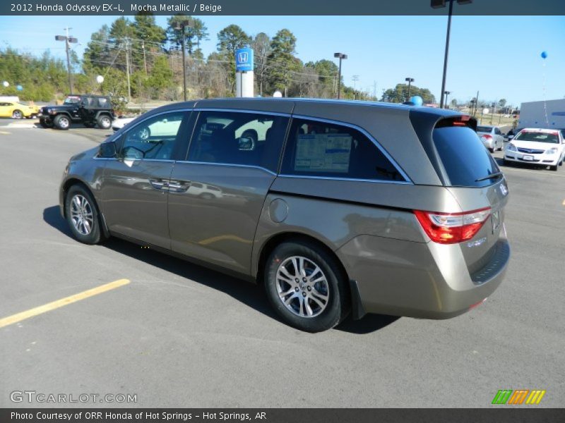 Mocha Metallic / Beige 2012 Honda Odyssey EX-L