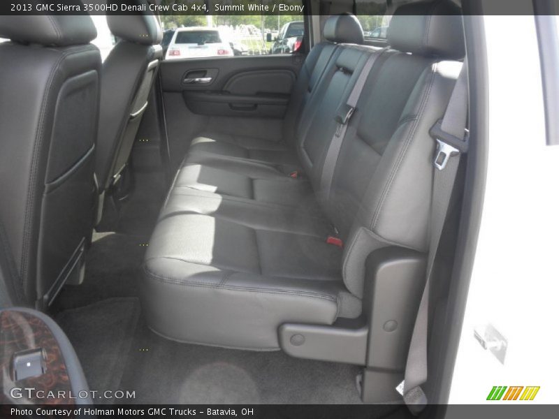 Summit White / Ebony 2013 GMC Sierra 3500HD Denali Crew Cab 4x4