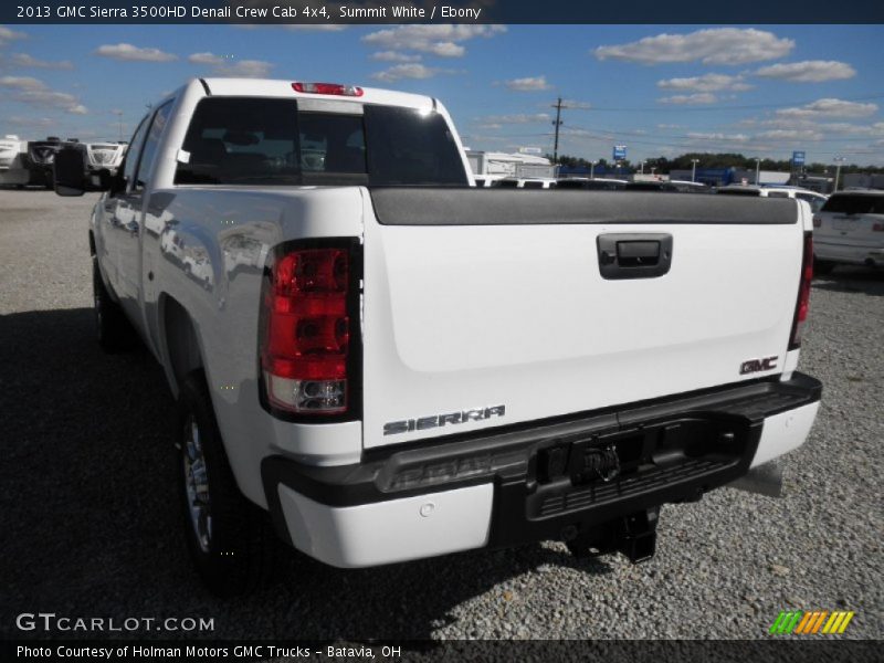 Summit White / Ebony 2013 GMC Sierra 3500HD Denali Crew Cab 4x4