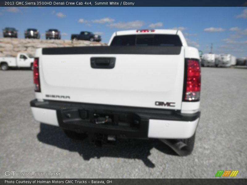 Summit White / Ebony 2013 GMC Sierra 3500HD Denali Crew Cab 4x4