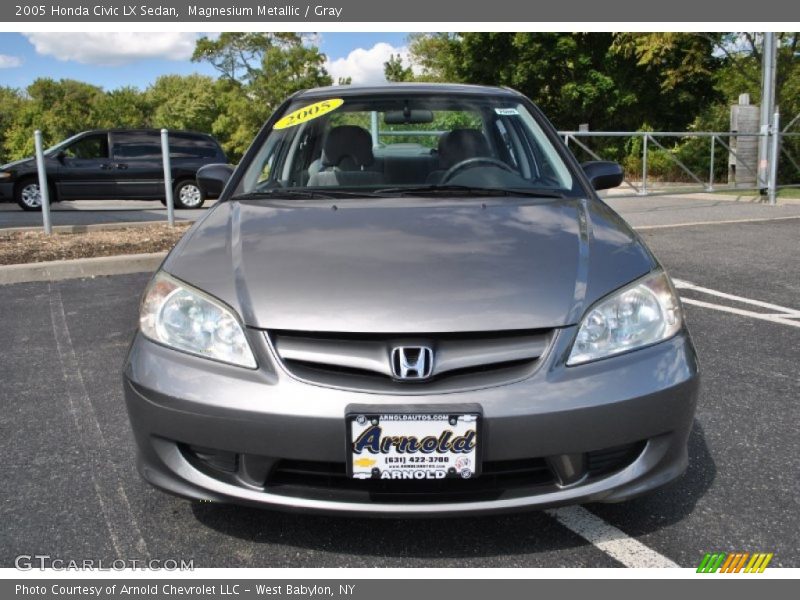 Magnesium Metallic / Gray 2005 Honda Civic LX Sedan