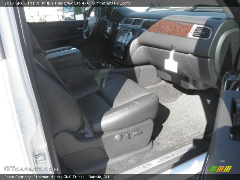 Summit White / Ebony 2013 GMC Sierra 3500HD Denali Crew Cab 4x4
