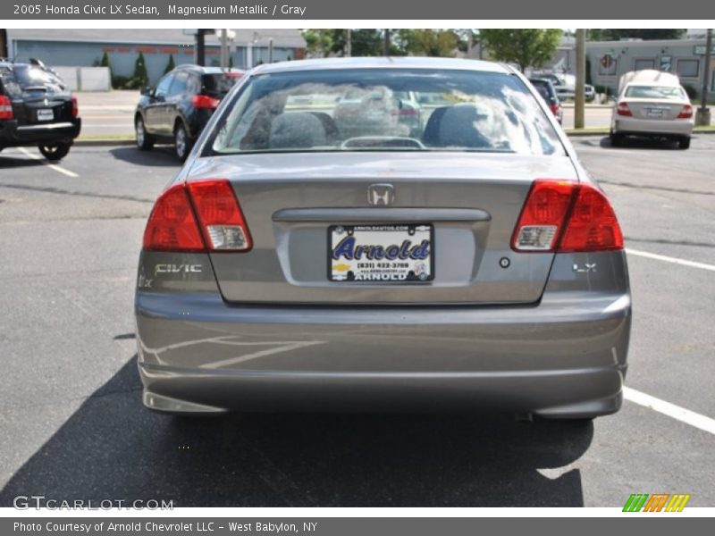 Magnesium Metallic / Gray 2005 Honda Civic LX Sedan