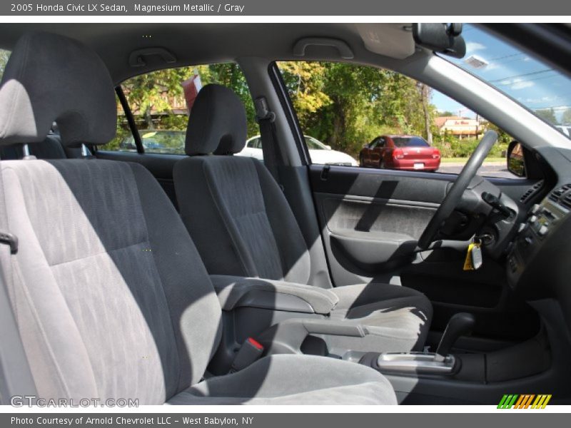 Magnesium Metallic / Gray 2005 Honda Civic LX Sedan