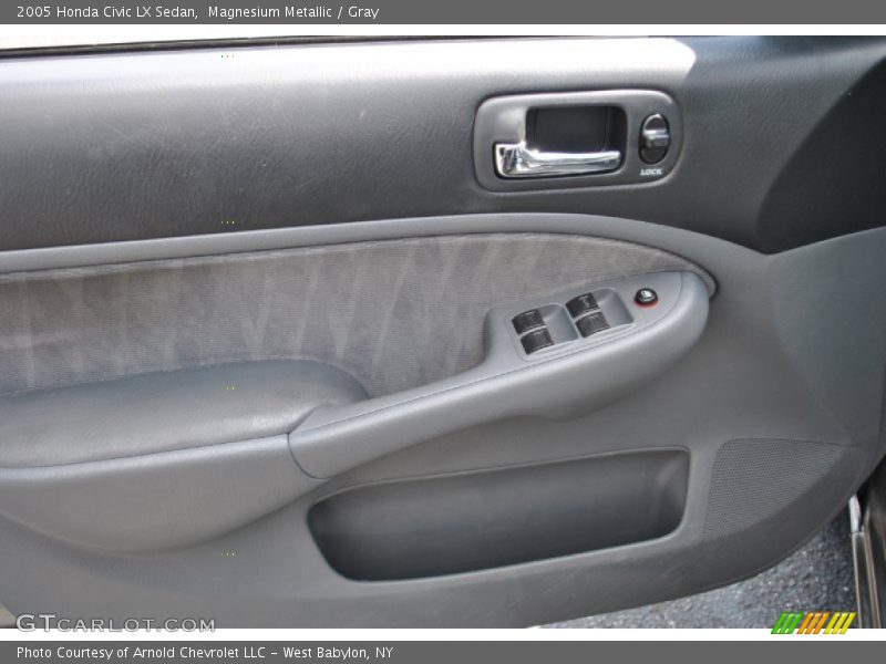 Magnesium Metallic / Gray 2005 Honda Civic LX Sedan