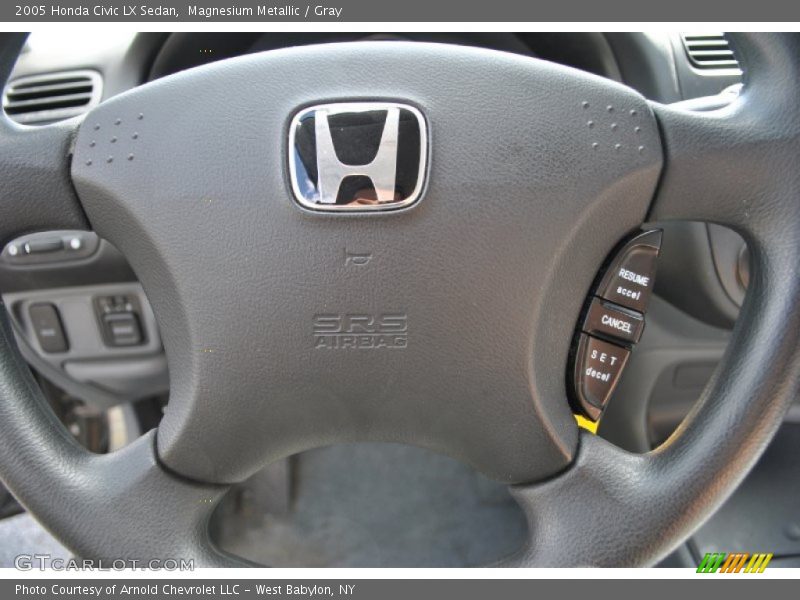 Magnesium Metallic / Gray 2005 Honda Civic LX Sedan