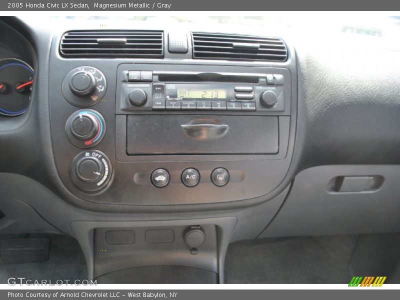 Magnesium Metallic / Gray 2005 Honda Civic LX Sedan