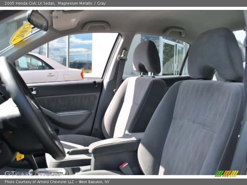 Magnesium Metallic / Gray 2005 Honda Civic LX Sedan