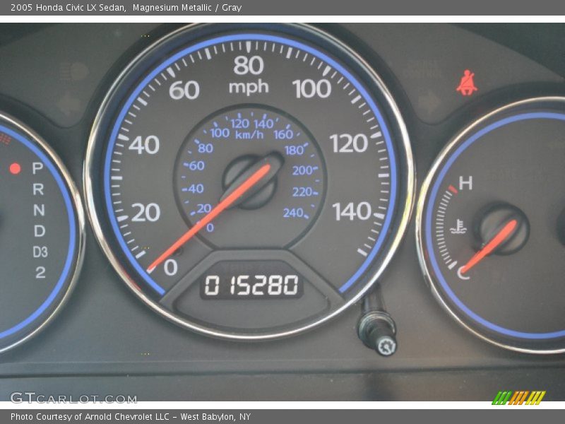 Magnesium Metallic / Gray 2005 Honda Civic LX Sedan