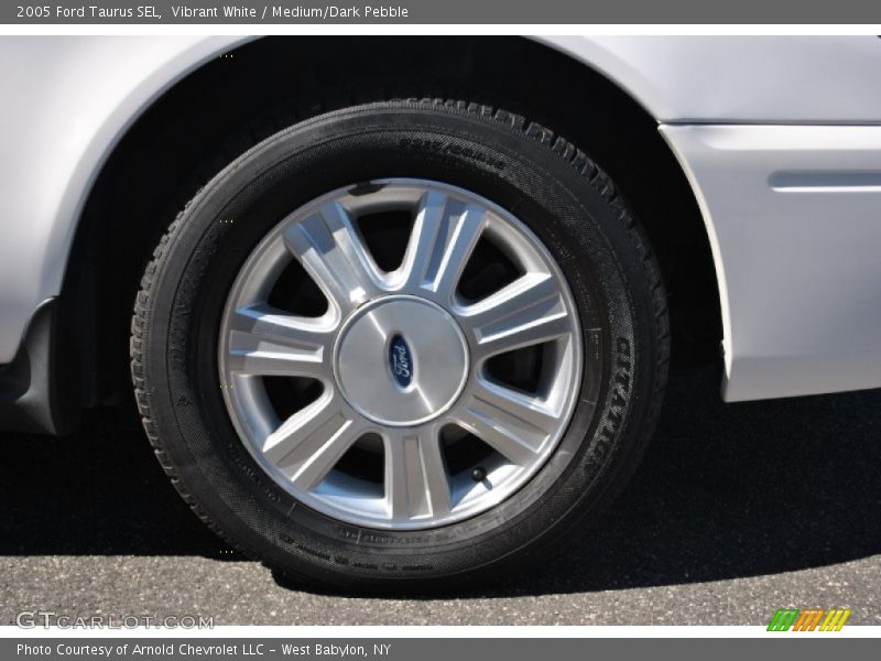 Vibrant White / Medium/Dark Pebble 2005 Ford Taurus SEL