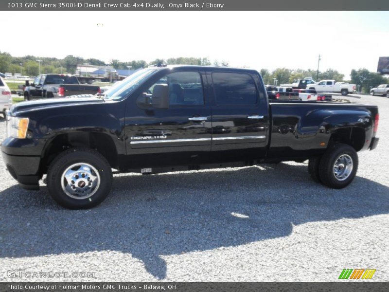 Onyx Black / Ebony 2013 GMC Sierra 3500HD Denali Crew Cab 4x4 Dually