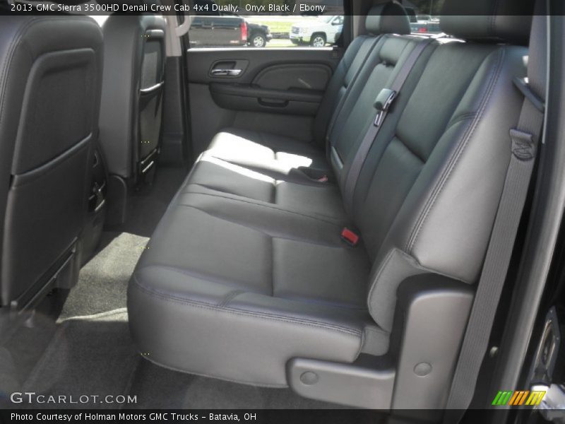 Rear Seat of 2013 Sierra 3500HD Denali Crew Cab 4x4 Dually