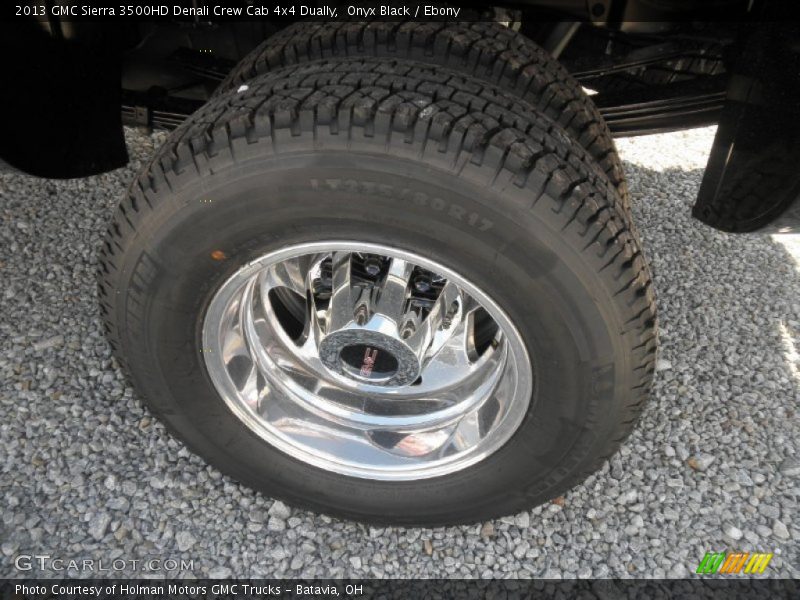 Onyx Black / Ebony 2013 GMC Sierra 3500HD Denali Crew Cab 4x4 Dually