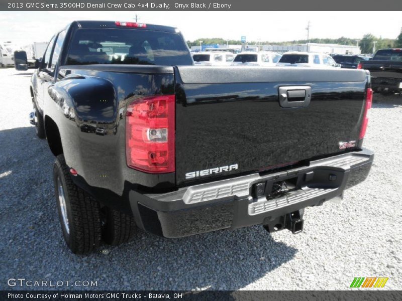 Onyx Black / Ebony 2013 GMC Sierra 3500HD Denali Crew Cab 4x4 Dually