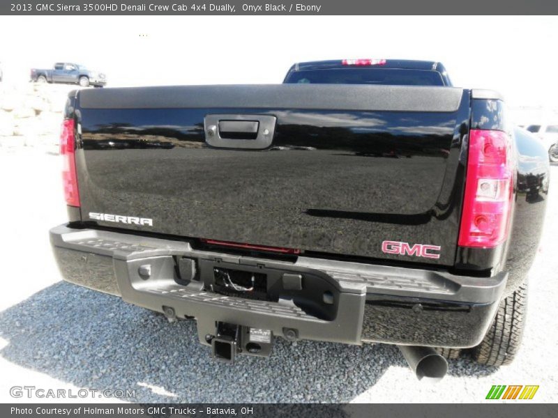 Onyx Black / Ebony 2013 GMC Sierra 3500HD Denali Crew Cab 4x4 Dually
