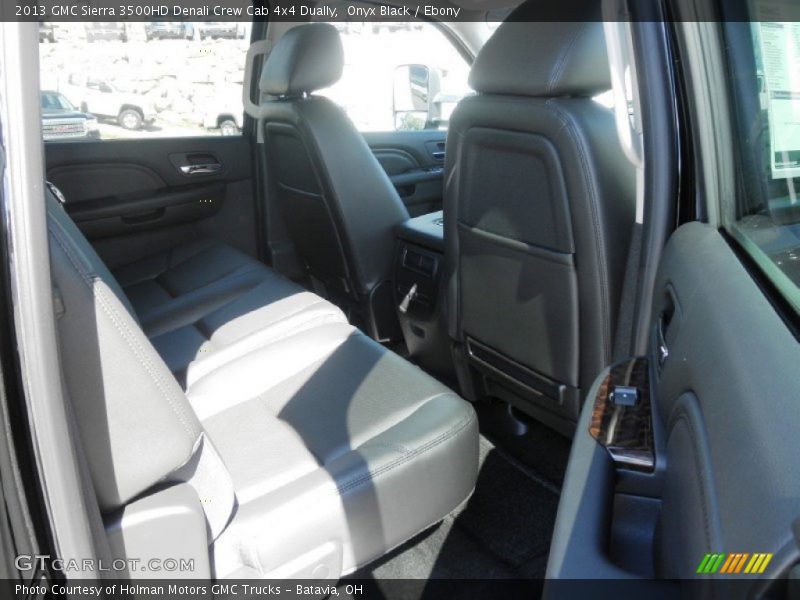 Onyx Black / Ebony 2013 GMC Sierra 3500HD Denali Crew Cab 4x4 Dually